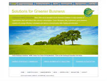 Tablet Screenshot of greenworkplace.ca